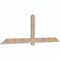 Ekena Millwork Eugene Smooth Timber Gable Bracket, Douglas Fir, 96"W x 32"H x 1 1/2"D x 5 1/2"F, 8/12 Pitch GBW096X32X0206EUG00SDF - alternate 2